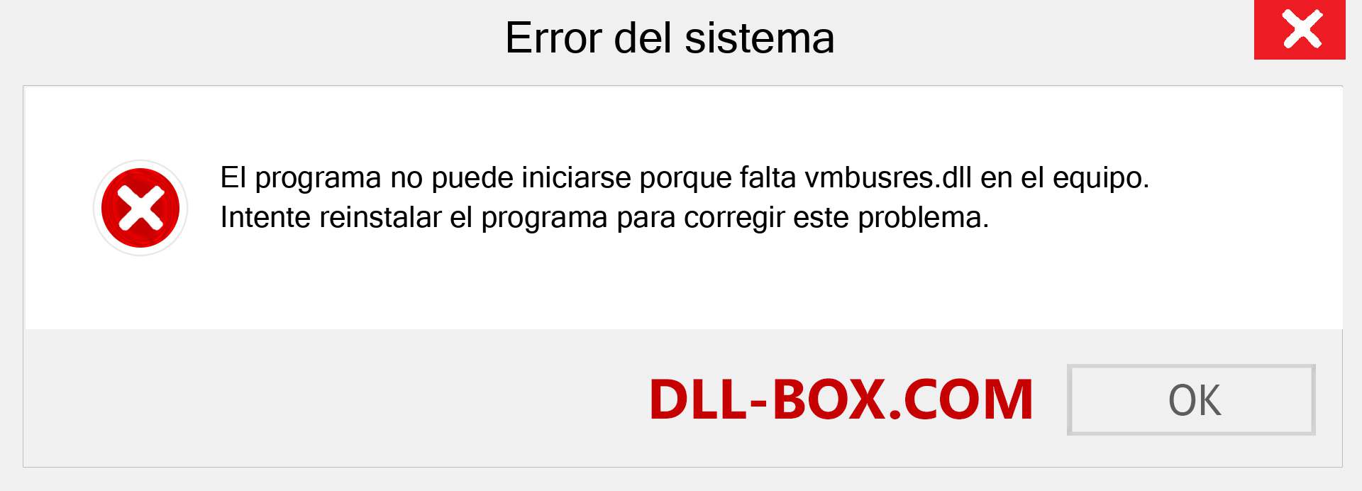 ¿Falta el archivo vmbusres.dll ?. Descargar para Windows 7, 8, 10 - Corregir vmbusres dll Missing Error en Windows, fotos, imágenes